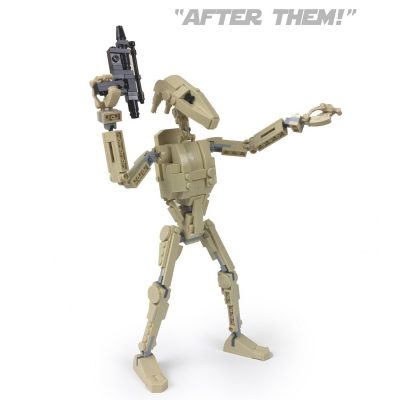 B1 Battle Droid STAR WARS MOC-35343 by 2bricksofficial WITH 319 PIECES