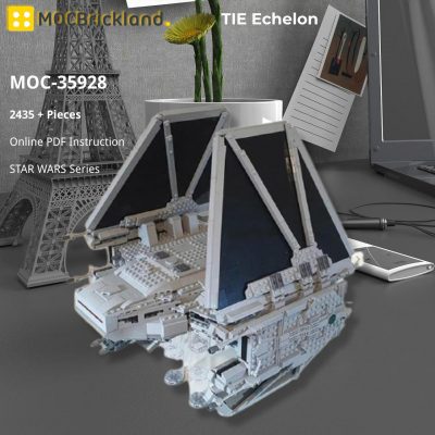 TIE Echelon STAR WARS MOC-35928 by renegade369 with 2435 pieces