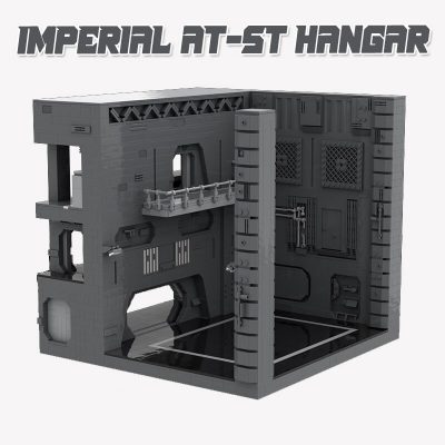 Imperial AT-ST Hangar Star Wars MOC-40277 by WiktorR with 4930 pieces