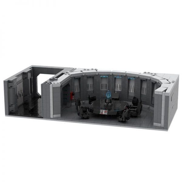 Death Star Conference Room with Hallway STAR WARS MOC-40358 by TheCreatorr WITH 1296 PIECES