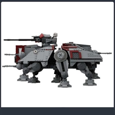 RC AT-TE Star Wars MOC-40601 by BricksByCas24 with 1400 pieces