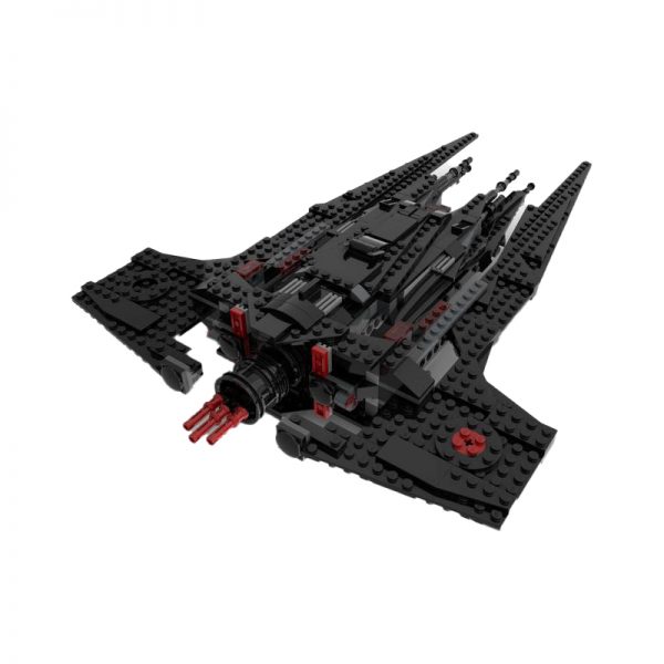 75256 – Mandalorian Komrk Class Fighter – Knights of Ren Edition STAR WARS MOC-40680 by the_bricked_cave WITH 716 PIECES
