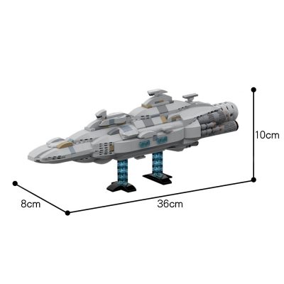 Mon Calamari MC80 Home One Type Star Cruiser STAR WARS MOC-44432 with 587 pieces
