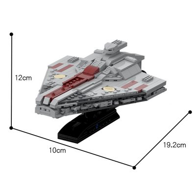Acclamator Assault Ship and Arquitens Light Cruise STAR WARS MOC-45934 WITH 538 PIECES