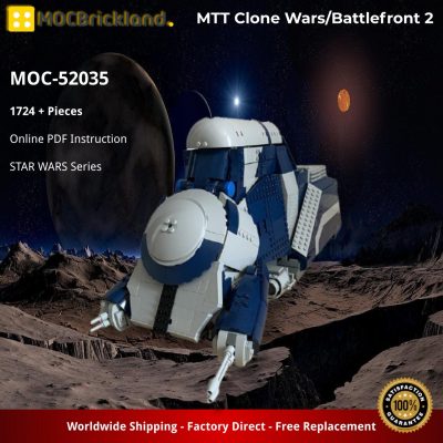 MTT Clone Wars/Battlefront 2 STAR WARS MOC-52035 by Ericnathan811 with 1724 pieces