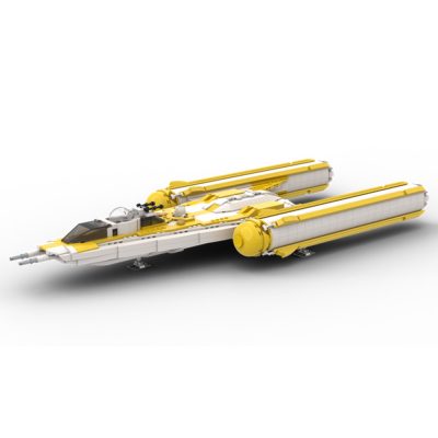 Y Wing Starfighter (Standard Yellow) STAR WARS MOC-55818 WITH 1864 PIECES