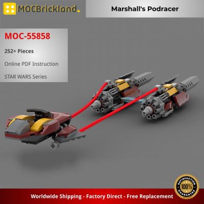 Marshall’s Podracer STAR WARS MOC-55858 WITH 252 PIECES