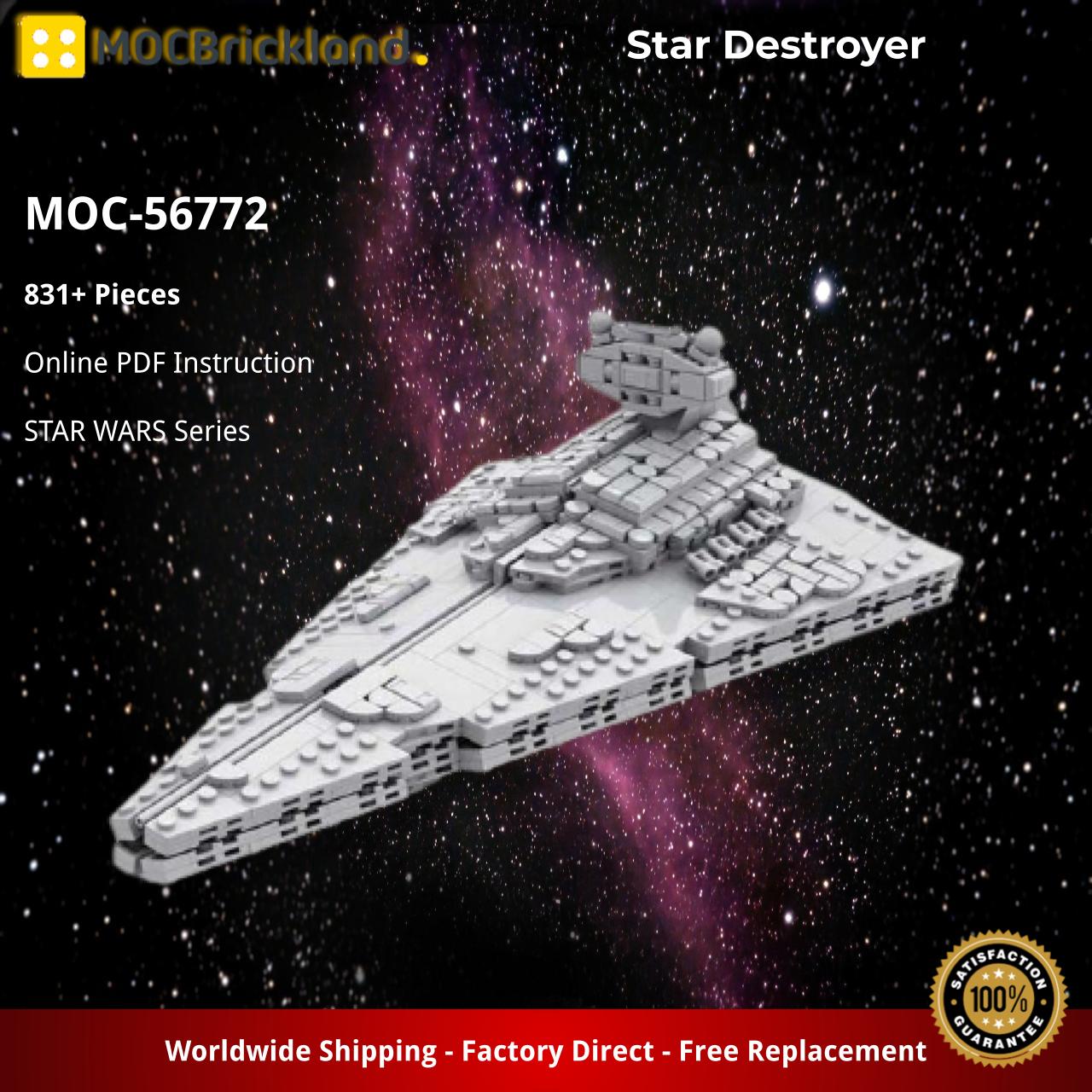 Star Destroyer STAR WARS MOC-56772 by Serenity with 831 pieces