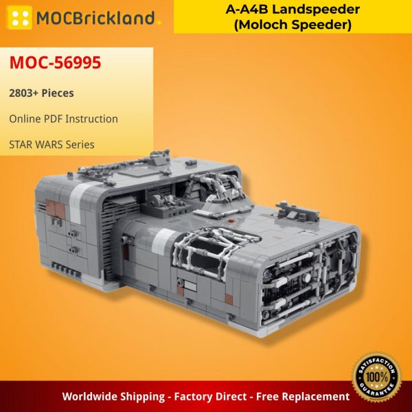 A-A4B Landspeeder (Moloch Speeder) STAR WARS MOC-56995 WITH 2803 PIECES