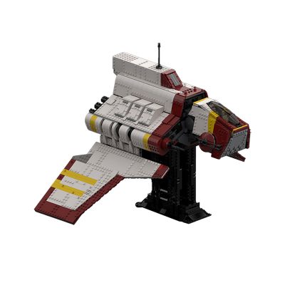 Republic Nu-class Attack Shuttle – the Clone Wars (with Interior) STAR WARS MOC-60420 by Bruxxy WITH 2317 PIECES