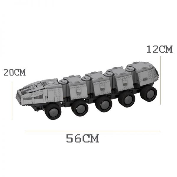 Imperial Combat Assault Transport – the Mandalorian STAR WARS MOC-60532 by Bruxxy with 1208 pieces