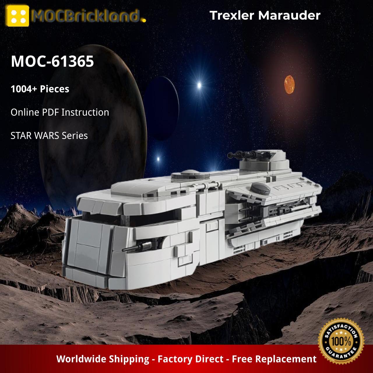 Trexler Marauder STAR WARS MOC-61365 WITH 1004 PIECES - MOC Brick Land