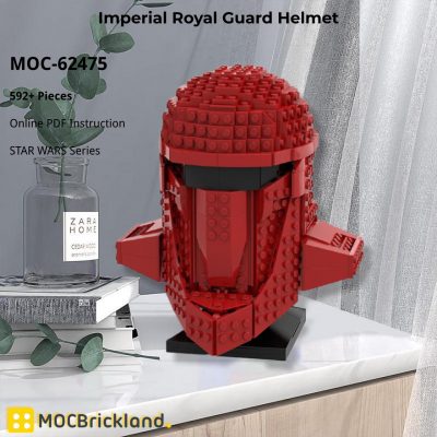 Imperial Royal Guard Helmet STAR WARS MOC-62475 by Albo.Lego WITH 592 PIECES