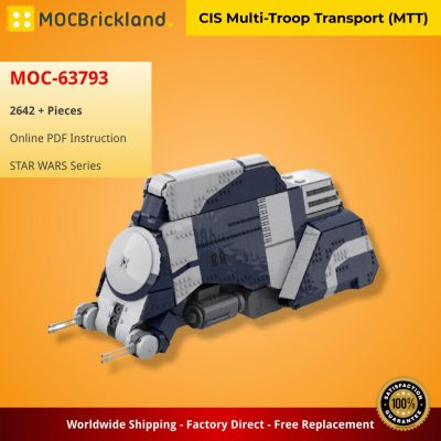 CIS Multi-Troop Transport (MTT) STAR WARS MOC-63793 by KindOfBrick with 2642 pieces