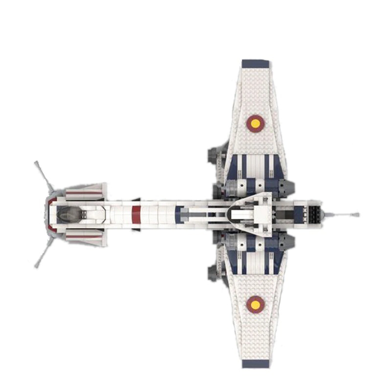 Republic Dropship 2.0 STAR WARS MOC-66786 by BABrickus with 1085 pieces Republic Dropship 2.0 STAR WARS MOC-66786 by BABrickus with 1085 pieces