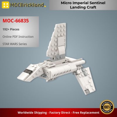 Micro Imperial Sentinel Landing Craft STAR WARS MOC-66835 by ron_mcphatty with 192 pieces