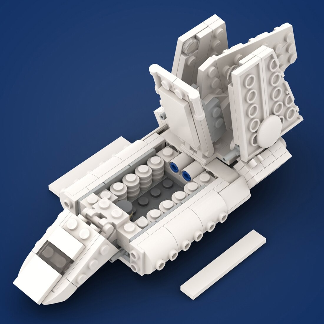 LEIKE Star Fighter Kit de construcción 192 piezas MOC-66835 Micro Imperial Sentinel Landing Craft Sci-Fi Estilo Nave espacial Modelo Compatible con LEGO Star Wars 