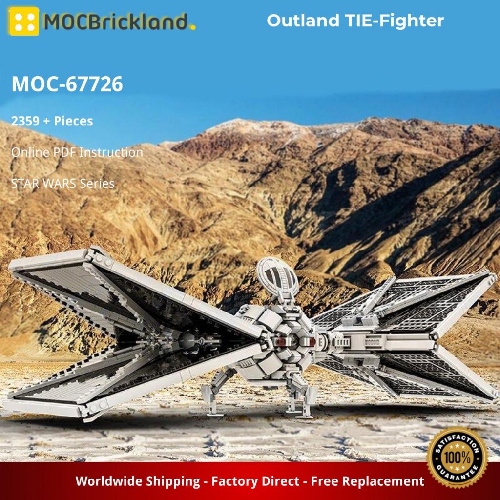 Outland Tie Fighter Star Wars Moc By Force Of Bricks With