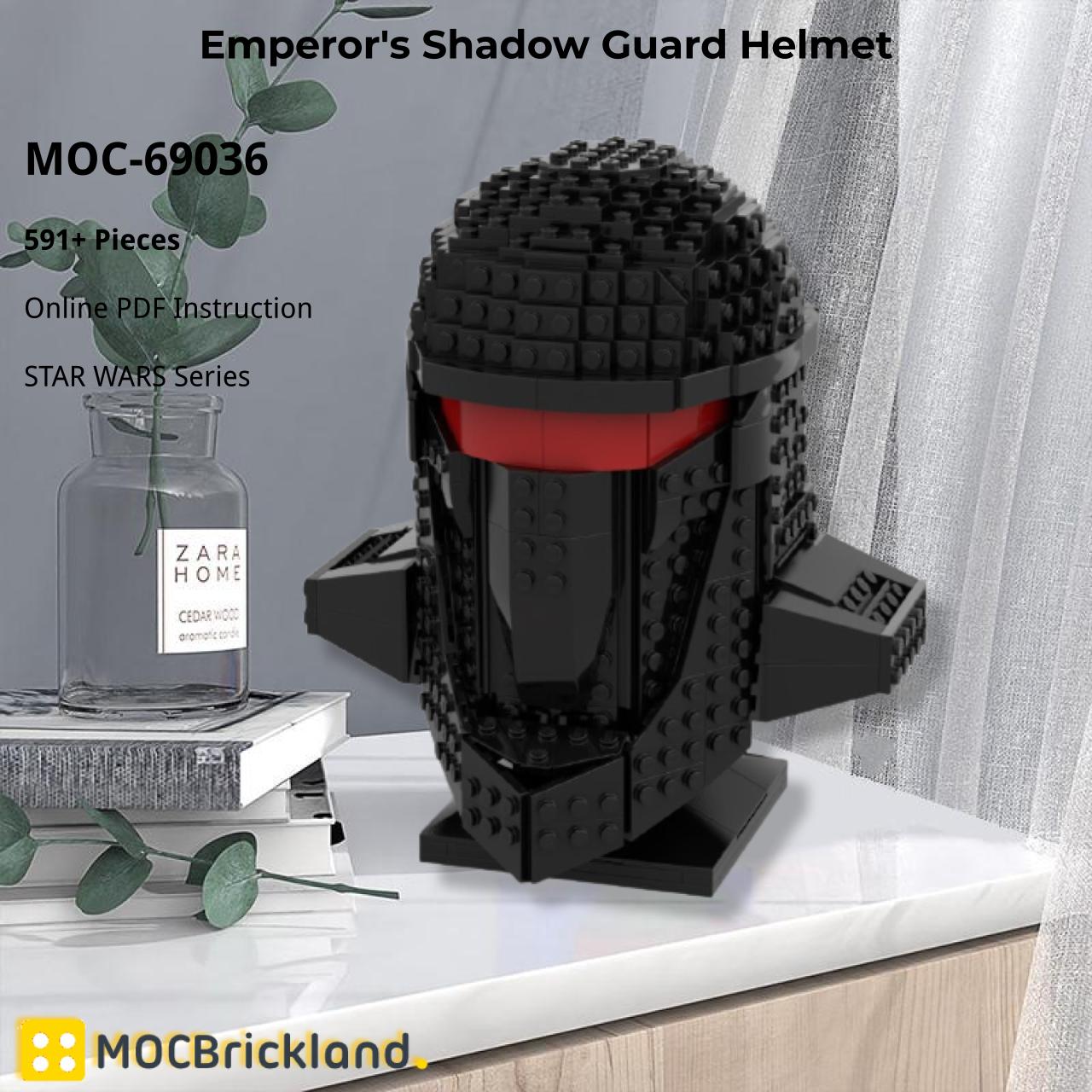 Emperor’s Shadow Guard Helmet STAR WARS MOC-69036 by Albo.Lego WITH 591 PIECES