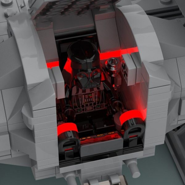 TIE Advanced x1 (TIE/AD) STAR WARS MOC-71736 by scruffybrickherder with 488 pieces