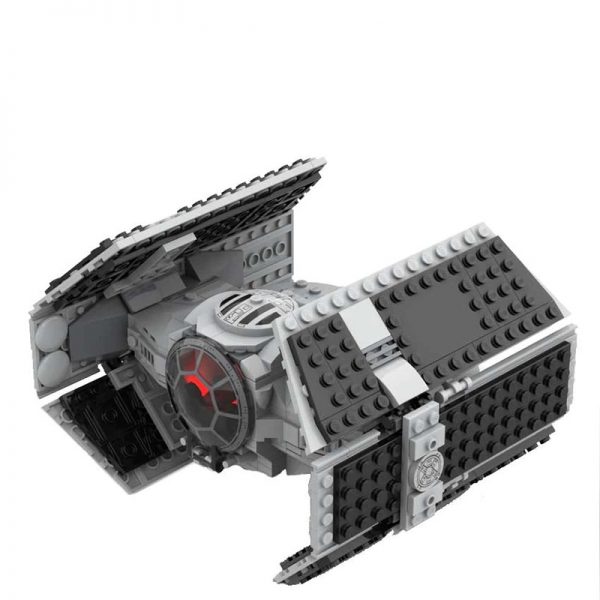 TIE Advanced x1 (TIE/AD) STAR WARS MOC-71736 by scruffybrickherder with 488 pieces
