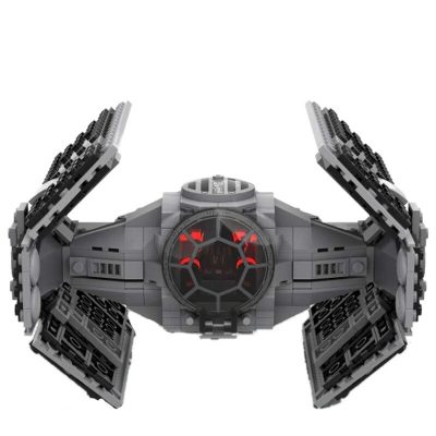TIE Advanced x1 (TIE/AD) STAR WARS MOC-71736 by scruffybrickherder with 488 pieces