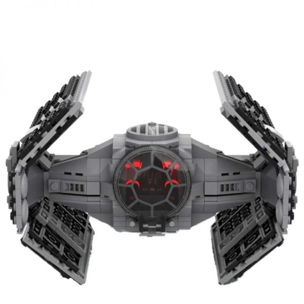 TIE Advanced x1 (TIE/AD) STAR WARS MOC-71736 by scruffybrickherder with 488 pieces