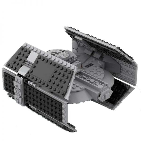 TIE Advanced x1 (TIE/AD) STAR WARS MOC-71736 by scruffybrickherder with 488 pieces