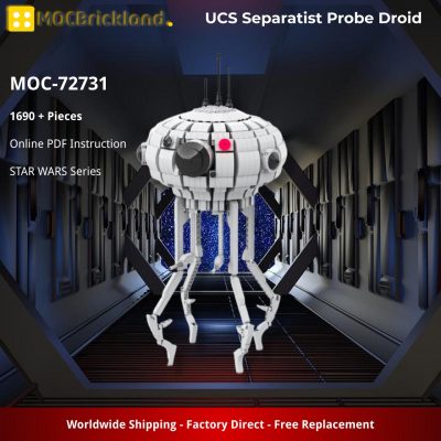 UCS Separatist Probe Droid STAR WARS MOC-72731 by bowdbricks with 1690 pieces