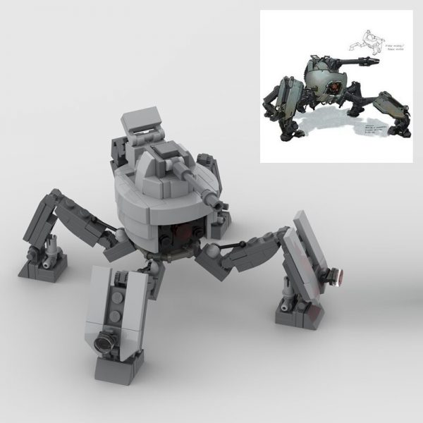 Advanced Dwarf Spider Droid STAR WARS MOC-72903 by ThrawnsRevenge with 200 pieces