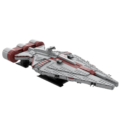 Arquitens-Class Light Cruiser STAR WARS MOC-76600 by brickdefense WITH ...