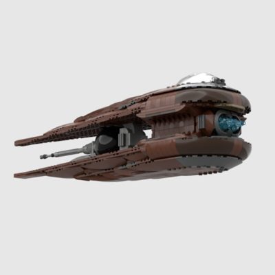 Geonosian Fighter STAR WARS MOC-81126 by Eventus_Engineering_System with 629 pieces