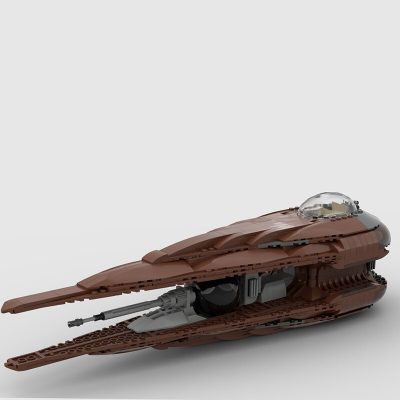 Geonosian Fighter STAR WARS MOC-81126 by Eventus_Engineering_System with 629 pieces