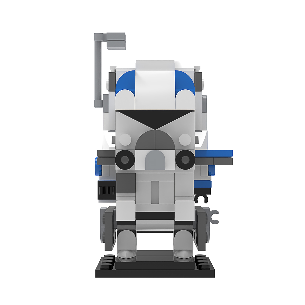 Capitaine Rex in BrickHeadz Style STAR WARS MOC-83166 with 173 pieces Capitaine Rex in BrickHeadz Style STAR WARS MOC-83166 with 173 pieces