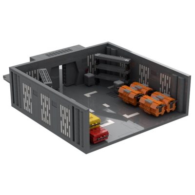 Imperial Corridor System Cargo Room Star Wars MOC-83420 by Brick_boss_pdf with 920 pieces