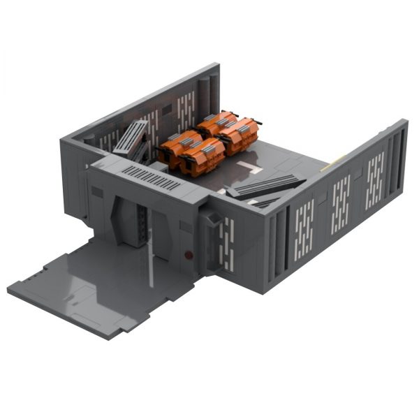 Imperial Corridor System Cargo Room Star Wars MOC-83420 by Brick_boss_pdf with 920 pieces