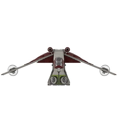 UCS Republic Gunship The Clone Wars Mod STAR WARS MOC-85627 by brickdefense with 3265 pieces