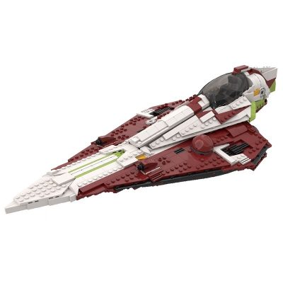 Custom UCS Obi-Wan’s Starfighter STAR WARS MOC-86201 by MooreBrix with 1502 pieces