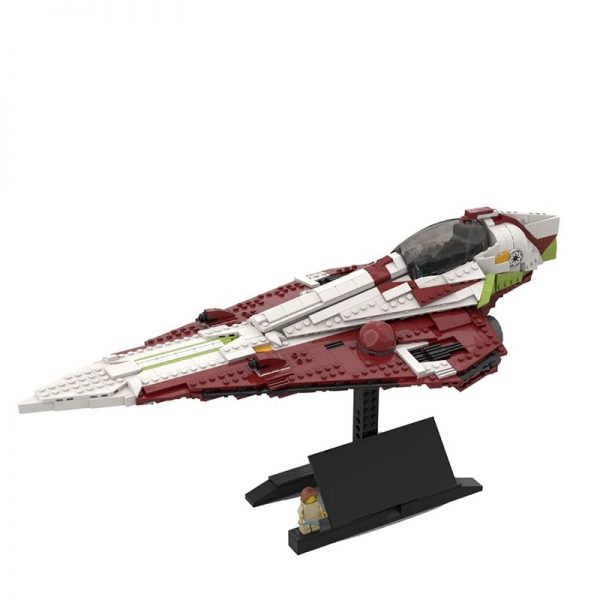 Custom UCS Obi-Wan’s Starfighter STAR WARS MOC-86201 by MooreBrix with 1502 pieces