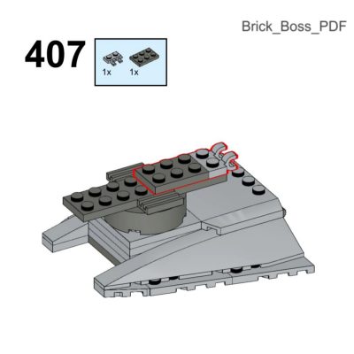 Imperial AT-TE STAR WARS MOC-87375 by Brick_boss_pdf WITH 1267 PIECES
