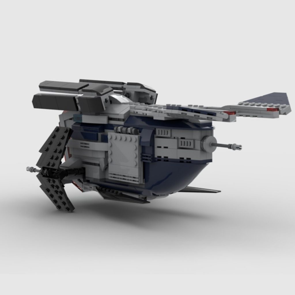 Clone Police Gunship LAAT/LE STAR WARS MOC-88381 by Brick_boss_pdf WITH ...