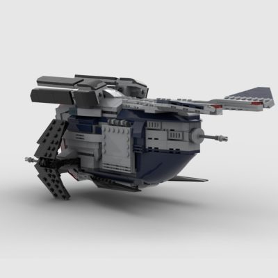 Clone Police Gunship LAAT/LE STAR WARS MOC-88381 by Brick_boss_pdf WITH 574 PIECES