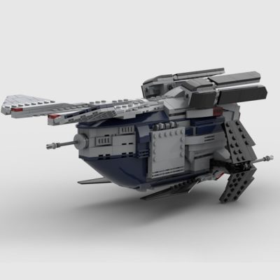 Clone Police Gunship LAAT/LE STAR WARS MOC-88381 by Brick_boss_pdf WITH 574 PIECES