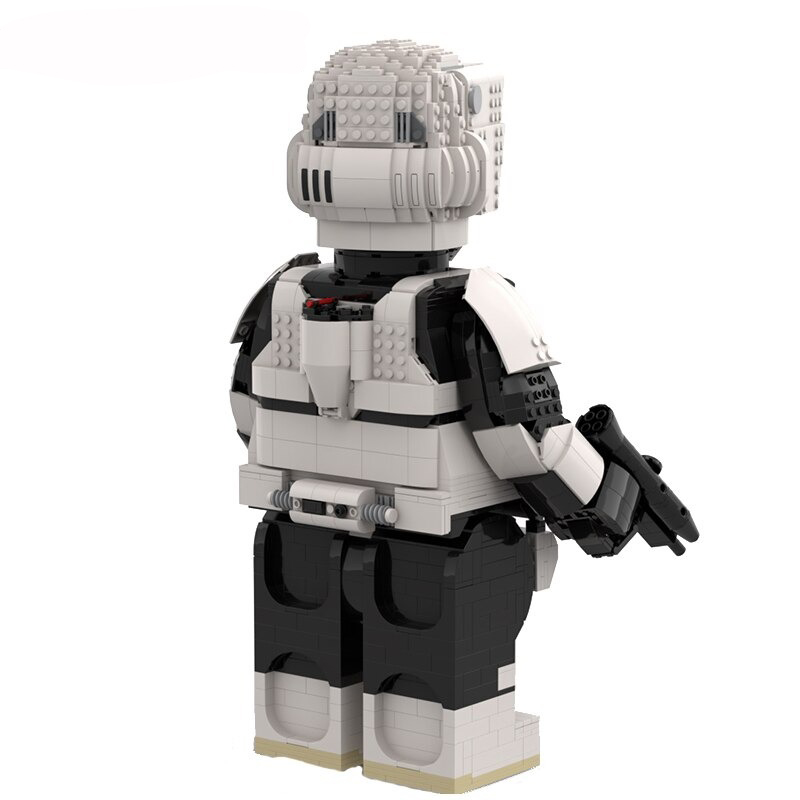 Scout Trooper Mega Figure Star Wars Moc-89648 By Albo.Lego With 1702 Pieces  - Moc Brick Land