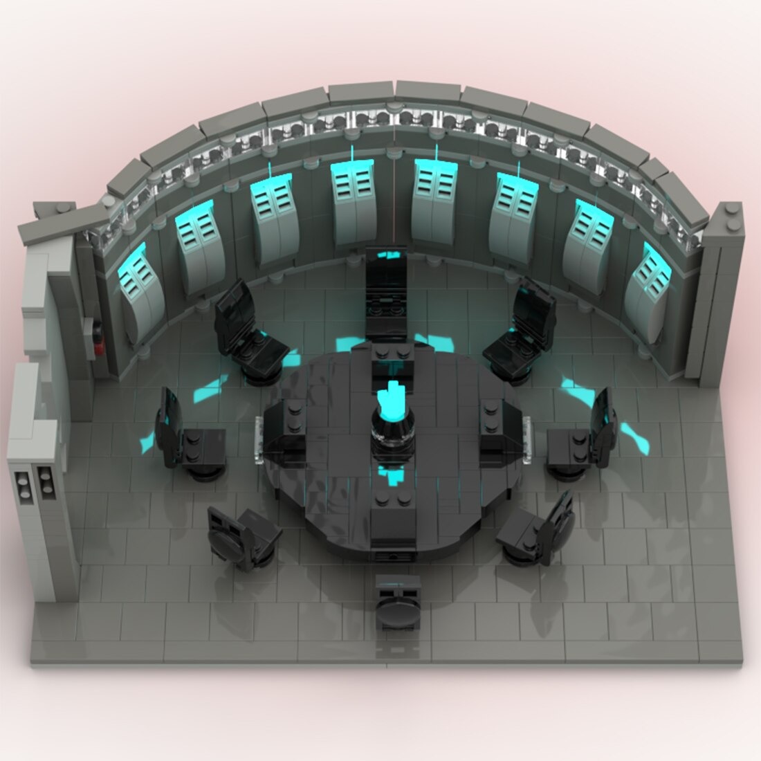 Death Conference Room STAR WARS MOC-89781 WITH 740 PIECES Death Conference Room STAR WARS MOC-89781 WITH 740 PIECES