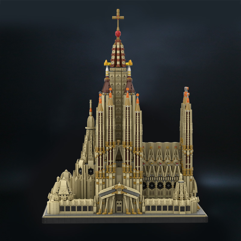 Sagrada Familia MOC-65795 Modular Building with 10055 Pieces