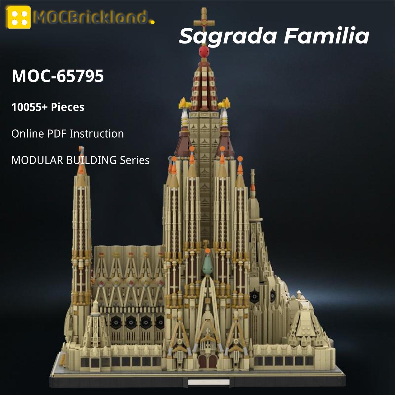 Sagrada Familia MOC-65795 Modular Building with 10055 Pieces (13)