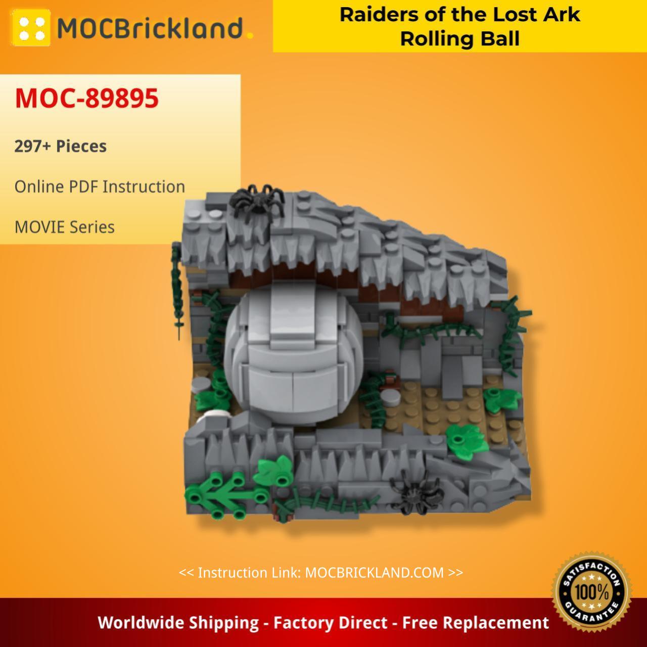 Raiders of the Lost Ark Rolling Ball MOVIE MOC-89895 with 297 pieces