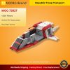 Republic Troop Transport STAR WARS MOC-73037 by ThrawnsRevenge with 1135 pieces