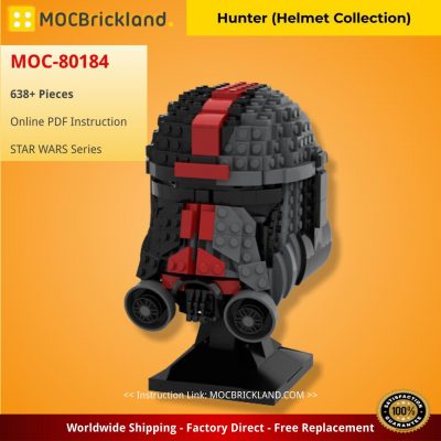 Hunter (Helmet Collection) STAR WARS MOC-80184 by Breaaad WITH 638 PIECES